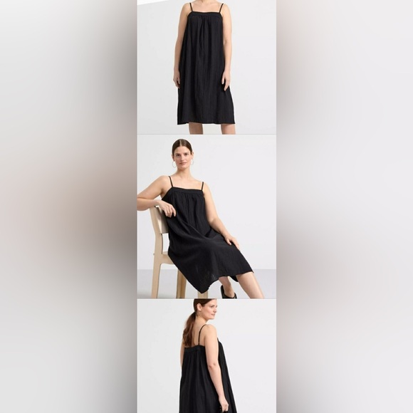 a new day Dresses & Skirts - a new day Black Dress with Spaghetti Straps